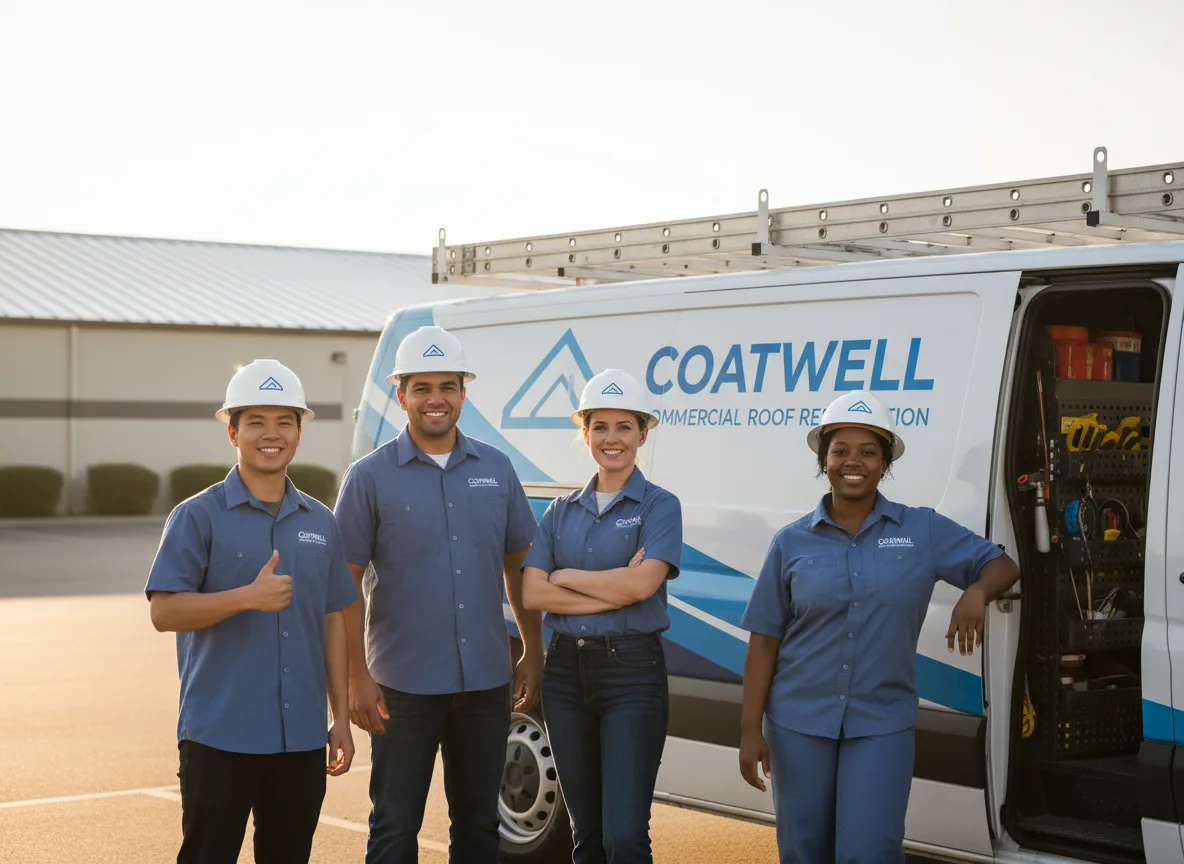 Commercial roof coating company in Sterling, OK
